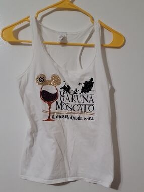 Gilden Racerback Tank HAKUNA MOSCATO Size S